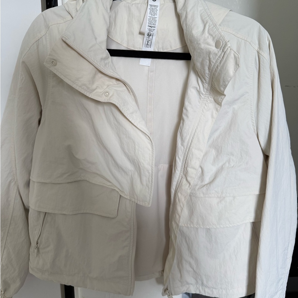 Lululemon Athletica Cream Utility Jacket